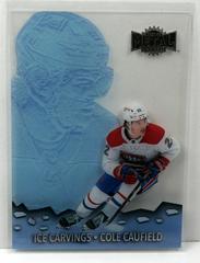 Cole Caufield #IC-20 Hockey Cards 2021 Skybox Metal Universe Ice Carvings Prices