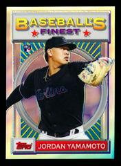 Jordan Yamamoto [Gold Refractor] #56 Baseball Cards 2020 Topps Finest Flashbacks Prices