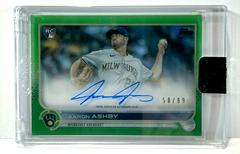 Aaron Ashby [Green] #CAA-AAS Baseball Cards 2022 Topps Clearly Authentic Autographs Prices