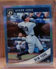 Aaron Judge [Batting Stance Carolina Blue] #114 Baseball Cards 2018 Panini Donruss Optic Prices