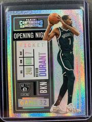 Kevin Durant [Opening Night Ticket] #49 Basketball Cards 2020 Panini Contenders Prices