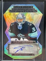 Philipp Grubauer #SS-PG Hockey Cards 2022 Upper Deck Black Diamond Shimmering Signatures Prices