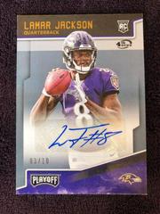 Lamar Jackson [Autograph 4th Down] #212 Football Cards 2018 Panini Playoff Prices