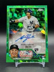 Anthony Volpe [Green] Baseball Cards 2023 Topps Chrome Update Autographs Prices