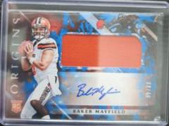 Baker Mayfield [Jumbo Patch Autograph Blue] #105 Football Cards 2018 Panini Origins Prices