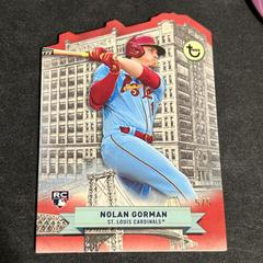 Nolan Gorman [60 Broadway Red Die Cut] #16 Baseball Cards 2023 Topps Brooklyn Collection Prices