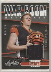 Ryan Finley Football Cards 2019 Panini Absolute War Room Materials Prices