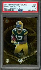 Davante Adams [Gold Refractor] Football Cards 2014 Bowman Sterling Prices