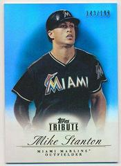 Mike Stanton [Blue] #79 Baseball Cards 2012 Topps Tribute Prices