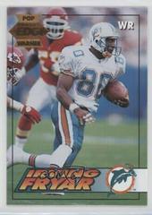 Irving Fryar [Pop Warner] Football Cards 1994 Collector's Edge Prices