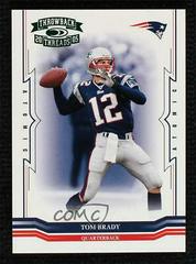 Tom Brady [Green] Football Cards 2005 Panini Donruss Throwback Threads Prices