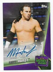 Matt Hardy [Purple] Wrestling Cards 2019 Topps WWE Money in the Bank Autographs Prices