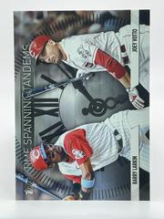 Joey Votto, Barry Larkin [Black] Baseball Cards 2023 Topps Update Time Spanning Tandems Prices
