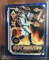 Ja'Marr Chase [Blue] #HR-11 Football Cards 2022 Panini Phoenix Hot Routes Prices