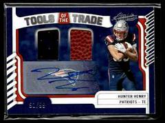 Hunter Henry [Material Autograph] Football Cards 2022 Panini Absolute Tools of the Trade Double Prices
