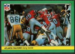Atlanta Falcons [Gang Tackle] #2 Football Cards 1984 Fleer Team Action Prices