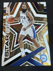James Harden [Gold] #4 Basketball Cards 2022 Panini Donruss Elite Star Status Prices
