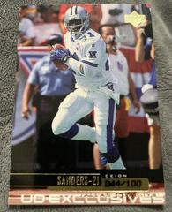 Deion Sanders [Exclusives Silver] #63 Football Cards 1999 Upper Deck Prices
