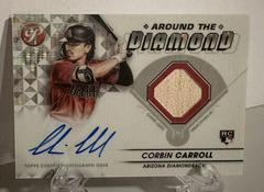Corbin Carroll [Refractor] #ADR-CC Baseball Cards 2023 Topps Pristine Around the Diamond Autograph Relic Prices