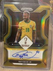 Neymar Jr [Gold] #S-NJR Soccer Cards 2022 Panini Prizm World Cup Signatures Prices