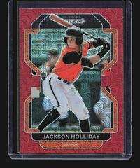 Jackson Holliday [Red Mojo] #PDP1 Baseball Cards 2022 Panini Prizm Draft Picks Prices