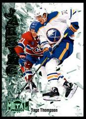 Tage Thompson #JR-8 Hockey Cards 2022 Skybox Metal Universe Jarring Prices