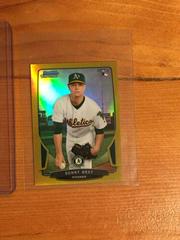 Sonny Gray [Gold Refractor] Baseball Cards 2013 Bowman Chrome Mini Prices