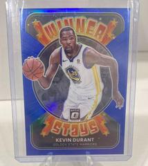 Kevin Durant [Blue] #17 Basketball Cards 2021 Panini Donruss Optic Winner Stays Prices