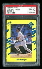 Don Mattingly [Series III] Baseball Cards 1990 Classic Prices