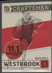 Russell Westbrook #4 Basketball Cards 2019 Panini Donruss Craftsmen Prices