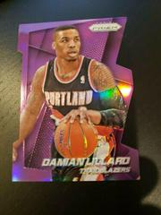 Damian Lillard [Purple Die Cut Prizm] Basketball Cards 2014 Panini Prizm Prices