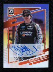 Sheldon Creed [Signature Holo] #43 Racing Cards 2022 Panini Donruss Nascar Optic Prices