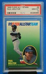 Paul Molitor #8 Baseball Cards 1989 Fleer All Stars Prices