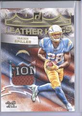 Isaiah Spiller [Studio Series] Football Cards 2022 Panini Donruss Leather Kings Prices