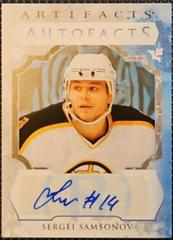 Sergei Samsonov #AF-SS Hockey Cards 2023 Upper Deck Artifacts Autograph Facts Prices