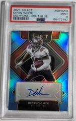 Devin White [Light Blue] #SIP-DWH Football Cards 2021 Panini Select Signatures Prizm Prices