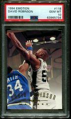 David Robinson #118 Basketball Cards 1994 E Motion Prices
