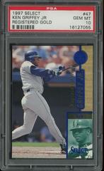 Ken Griffey Jr. [Registered Gold] #47 Baseball Cards 1997 Select Prices
