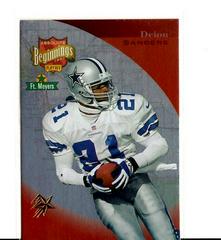 Deion Sanders [Gold Redemption] Football Cards 1997 Playoff Absolute Prices