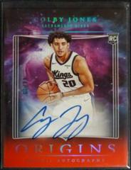 Colby Jones [Red] #18 Basketball Cards 2023 Panini Origins Rookie Autograph Prices