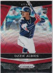 Ozzie Albies [Ruby Wave] #2 Baseball Cards 2018 Panini Chronicles Prizm Prices