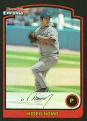 Hideo Nomo [Refractor] #48 Baseball Cards 2003 Bowman Chrome Prices