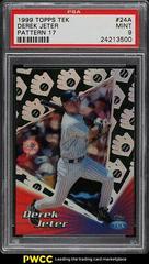 Derek Jeter [Pattern 17] #24A Baseball Cards 1999 Topps Tek Prices