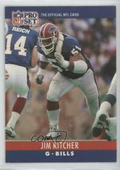 Jim Ritcher #45 Football Cards 1990 Pro Set FACT Cincinnati Prices