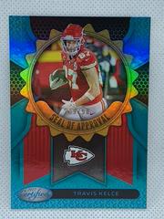 Travis Kelce [Teal] #4 Football Cards 2022 Panini Certified Seal of Approval Prices