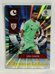 Unai Simon [Gold Laser] Soccer Cards 2022 Panini Chronicles La Liga Prices