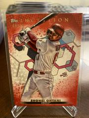 Shohei Ohtani [Red] #50 Baseball Cards 2022 Topps Inception Prices