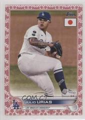 Julio Urias [Cherry Blossom] Baseball Cards 2022 Topps Japan Edition Prices