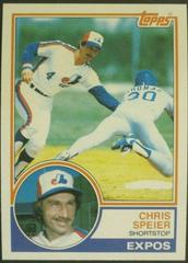 Chris Speier #768 Baseball Cards 1983 Topps Prices