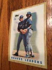 Braves Leaders [G. Hubbard, R. Ramirez] #31 Baseball Cards 1987 Topps Prices